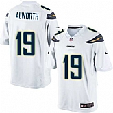 Nike Men & Women & Youth Chargers #19 Alworth White Team Color Game Jersey,baseball caps,new era cap wholesale,wholesale hats